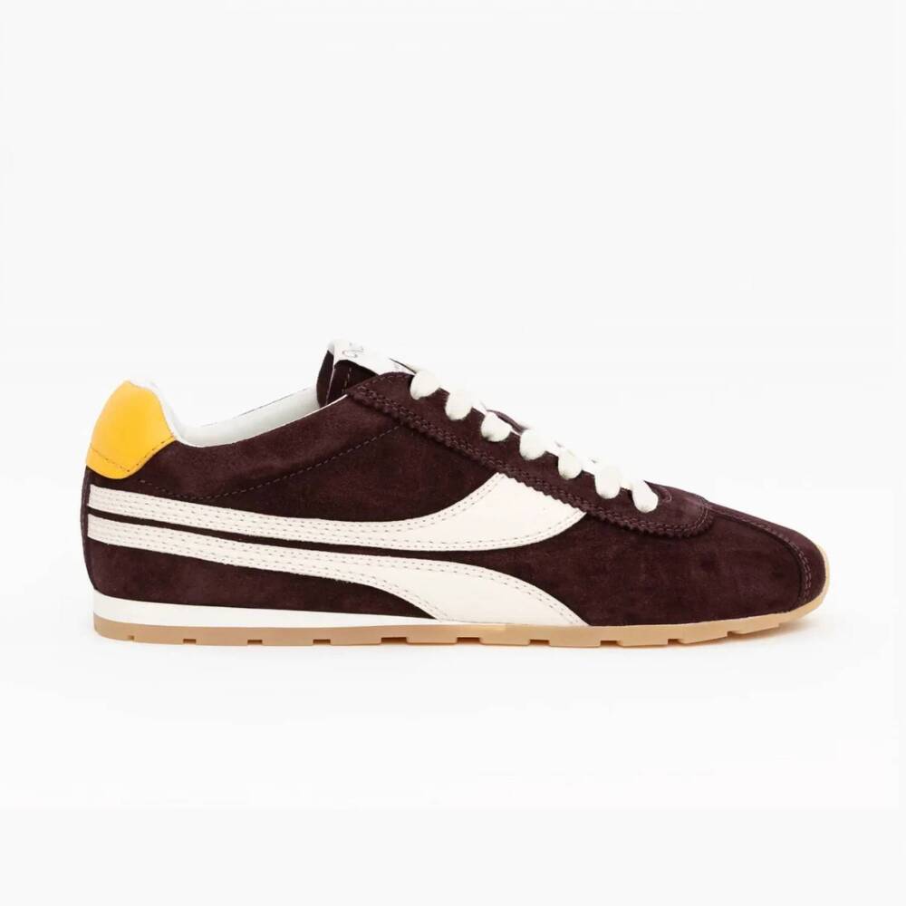 NEW ONCEPT women's essex sneaker in royal burgundy